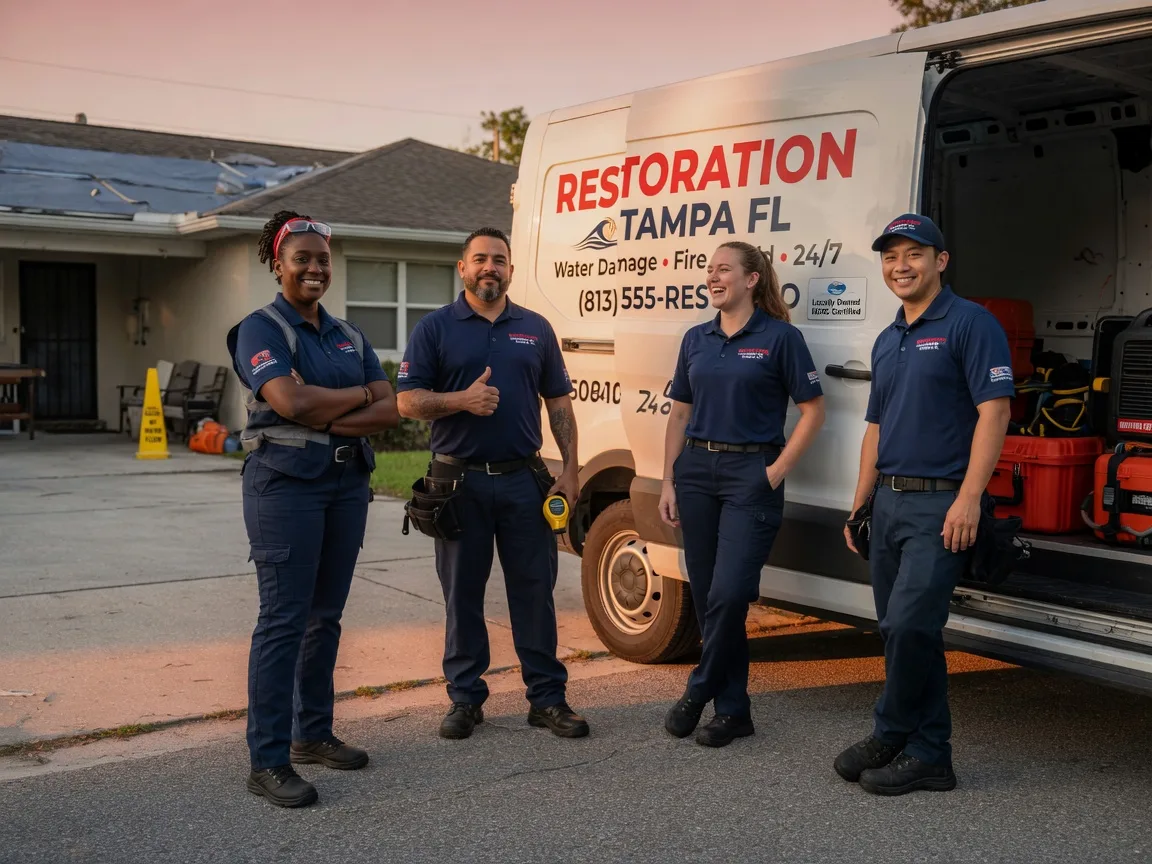Water Damage Restoration company in St Columbans, NE